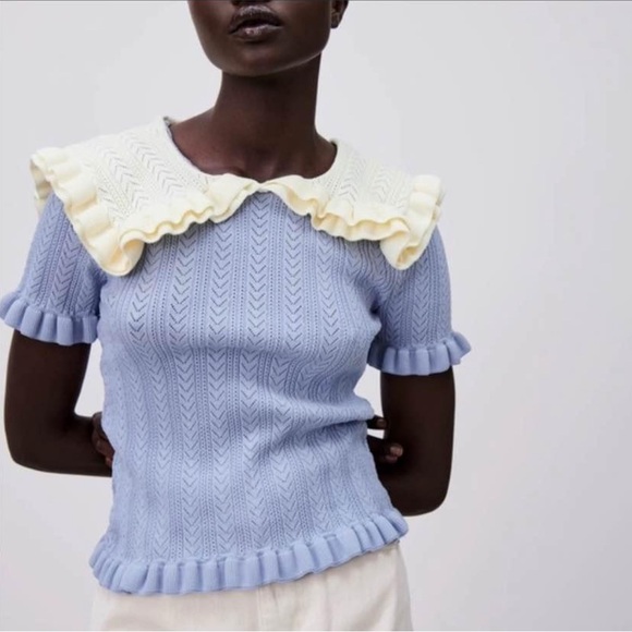 Zara knitted top blouse - Picture 12 of 12